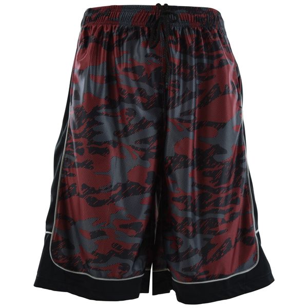 ChoiceApparel Mens Two Tone Training/Basketball Shorts with Pockets (S up to 4XL) (M, 389-Red)