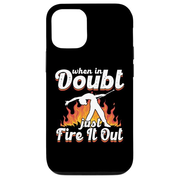 iPhone 15 Fire Baton Twirling Accessories Majorette Baton Twirler Case