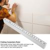 2Pcs Folding Rulers, 2m Folding Carpenters Ruler Lightweight Compact Measuring Stick Multi‑Angle locking Woodworking Tool