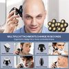 Head Shavers for Bald Men Rotary Electric Razor Cordless Shaver for Men Multifunctional Electric Razors for Bald Men Waterproof Mens Head Razor Rechargeable Razors for Bald Man