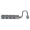 LINDY 4 Port USB 3.0 Hub with On/Off Switches