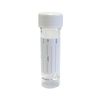 Qualicare 36 X WHITE LID LABELED 30ML SPECIMEN UNIVERSAL SAMPLE CLEAR POLYPROPYLENE PLASTIC BOTTLE CONTAINERS