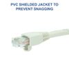 On-Q AC3525WHV1 5e Patch Cable, 25 feet, White