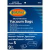 EnviroCare Replacement Micro Filtration Vacuum Cleaner Dust Bags made to fit Hoover Style "S" Futura, Spectrum, Power Max Canister Vacuum Cleaners 9 pack