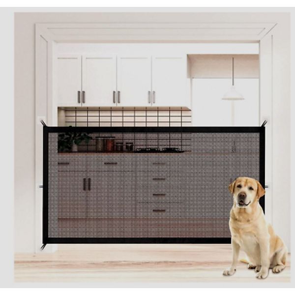 NWK 70'' X 30'' Magic Pet Gate for The House Stairs Providing a Safe Enclosure