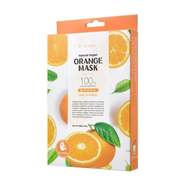 Shefave Sheet Mask Vitamin C Tuchmasken 5 Stück Rice Essence Gesichtsmaske Korean Face Mask Sheets, Nährende Maske Beauty, Gleichmäßiger Hautton, Hydrating Mask Reismasken