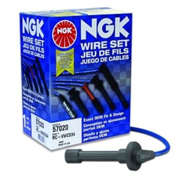 NGK Spark Plug Wires - OEM Set - BRAT - - - FE27 - EA81