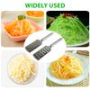 Armo® 2 Pack Stainless Steel Vegetable Grater Cheese Slicer Kitchen Blade