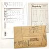 SIMPLICITY SS9312A Schürze "Undefined" A (XS-S-M-L-XL), weiß