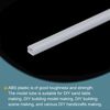 sourcing map 25pcs Plastic Model Tube ABS Square Tube 2x2x250mm White Easy Processing for Architectural Model Making DIY