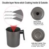 1.7L Bacon Grease Container Oil Keeper Storage Grease with Fine Mesh Strainer 