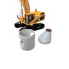 Construction Scale Model Pre Cast Storm Drain Manhole for 48" Pipe 1/50 84" X12'