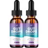 (2 Pack) Gut Drops – GutDrops Extra Strength All Natural Healthy Levels Support