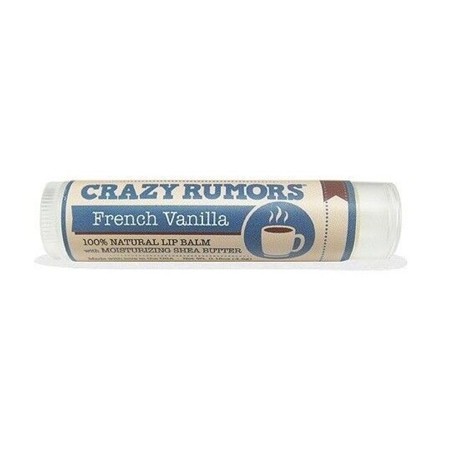 Crazy Rumors - French Vanilla 100% Natural & Vegan, Organic Lip Balm