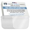 Salon World Safety Replacement Face Shields Only (100 Pack), Frame Not Included