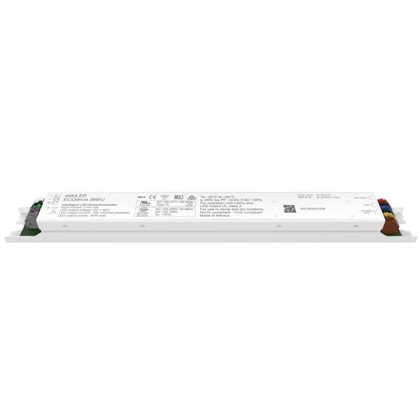 eldoLED | EC0366U2 | 30W 0-10V LED Driver with Smooth Dimming to 1% | 600MA LIN