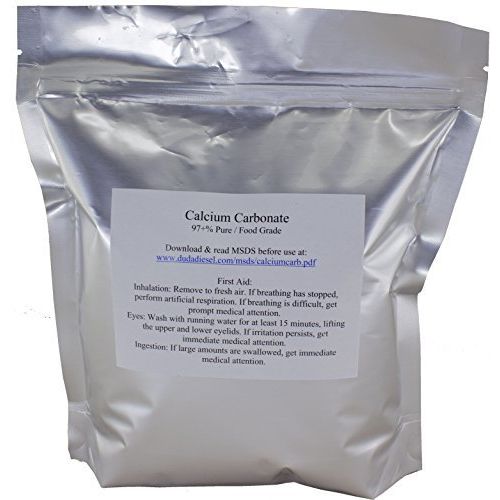 Duda Energy FGcc1f Food Grade 97+% Calcium Carbonate from Ground Limestone, 1 lb.