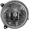 Driver and Passenger Side Headlights For Jeep Liberty 2003-2004 Halogen w/ Bulbs