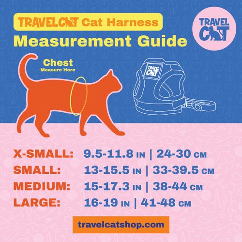 Travel Cat & Stray Cat Harness and Leash Set - Adjustable Fit Mesh Cat Harness and Reflective Strap - Comfort Escape Proof Harness for Cats, Kitten for Outdoor Walking, Hiking (Medium, Grey)