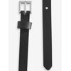 NEXT Schmaler Ledergürtel Black with Silver M