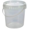 GroundMaster Plastic Multipurpose Durable Storage Tubs | 100% Recyclable | 1L (3 Tubs)