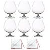 Riedel Vinum Brandy Glass Set of 6 with Microfiber Polishing Cloth 2