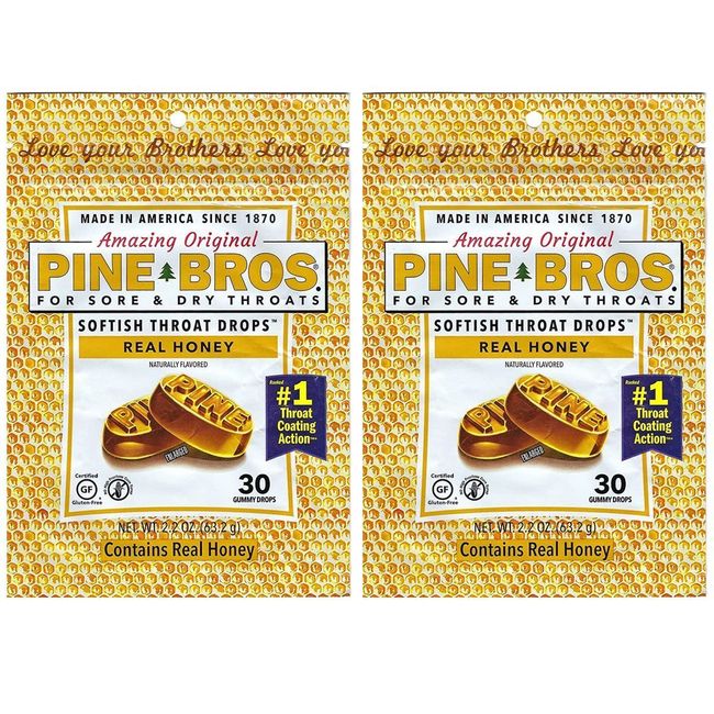 Pine Bros. Honey Softish Throat Drops (30ct. - 2 Pack)