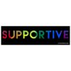EvolveFISH Supportive Equality Bumper Sticker - [11" x 3"]