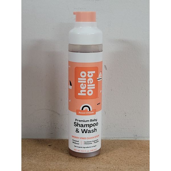 Hello Bello Extra-Gentle Baby Shampoo & Wash /Sweet Cream 10 oz