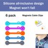 Magnetic Cable Clips - Multipurpose Silicone Organizers for Headphone, USB Cables