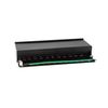 Equip 326622 12-Port Cat.6A geschirmtes Desktop-Patchpanel, schwarz