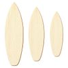 Wooden Surfboard - Decorative Crafts 3-50 cm, Size: 30 cm, Pack of 1