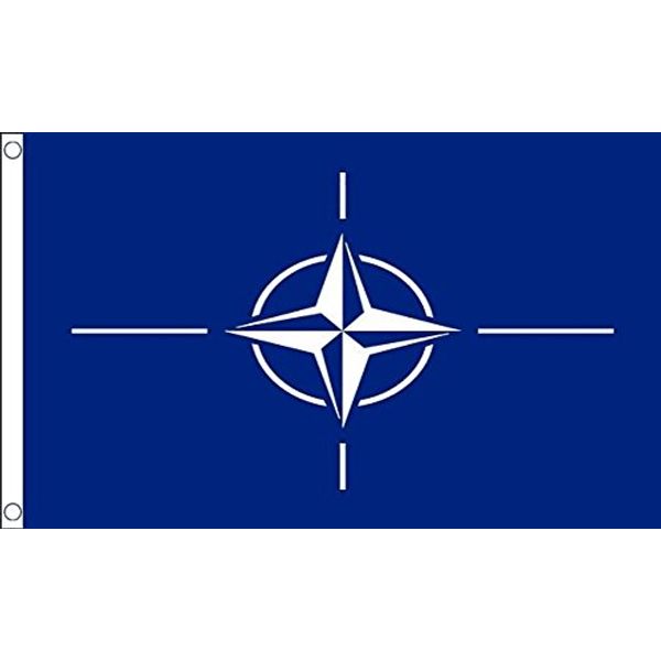 N.A.T.O Flag 5ft x 3ft,Large