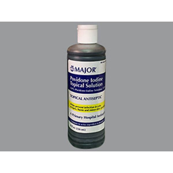 POVIDONE IODINE 10% 8OZ MAJOR  TOPICAL SOLUTION