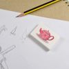 2 x 45mm 'Funky Teapot' Erasers/Rubbers (ER00048360)