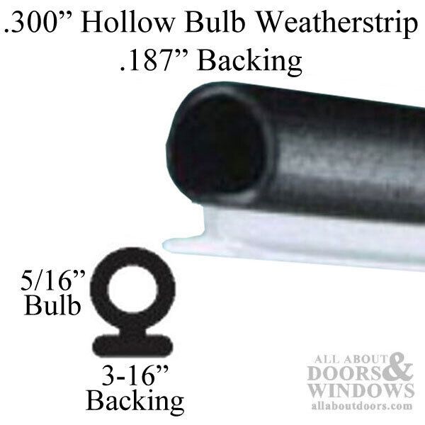 Hollow Bulb Weatherstrip For Windows Black Rubber Weather Seal For Windows