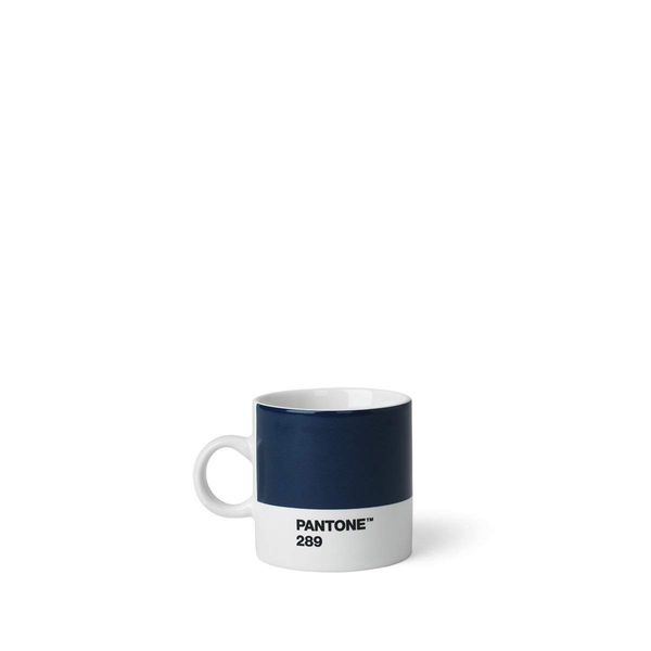 Copenhagen Design PANTONE Espresso Cup, small coffee cup, fine china (ceramic), 120 ml, Dark Blue