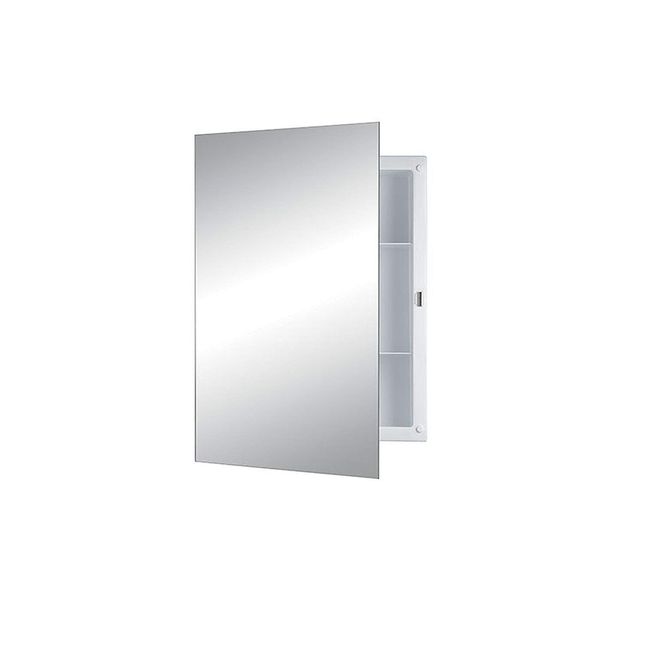 Jensen B7233 Focus 2-Door Medicine Cabinet with Polished Mirror, 16-Inch by 22-Inch