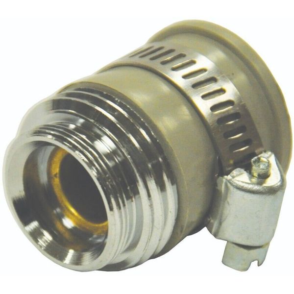 NEW DANCO 10514 55/64-27  X 3/4" MALE GARDEN HOSE CHROME  AERATOR ADAPTER