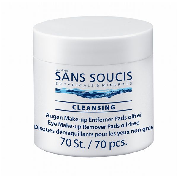 Sans Soucis Cleansing Eye Make-up Remover Pads 70 pcs