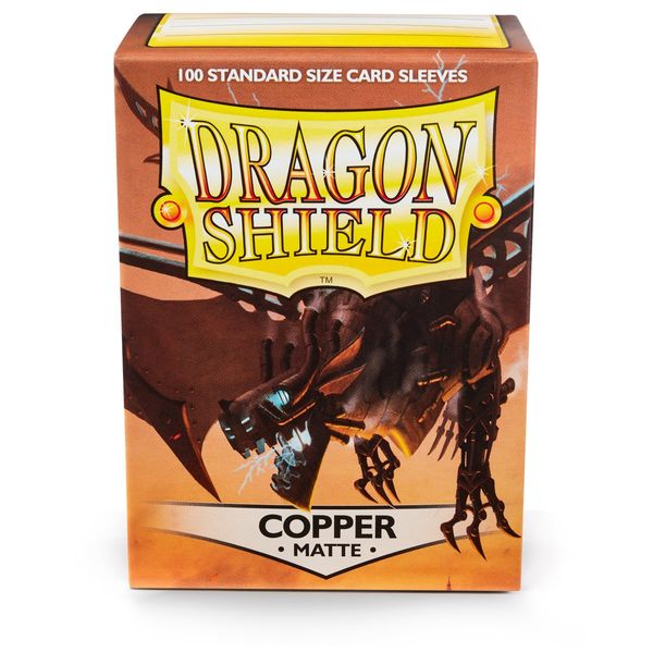 Arcane Tinman AT-11016 Sleeves: Dragon Shield Matte Copper Card, One Size