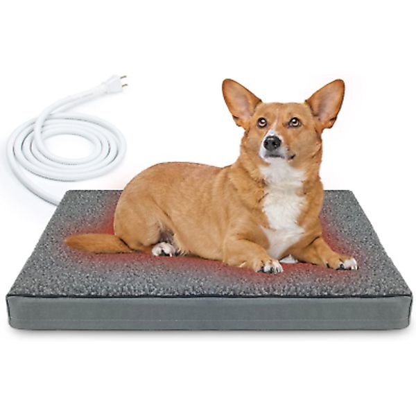 Heated Pet Beds for Indoor/Outdoor Cat & Dog Orthopedic Foam Warming Cat Beds Au