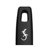 Lurch 240601 Smart Tool Silicone Cooking Spoon with Nylon Core, Black, 28 cm