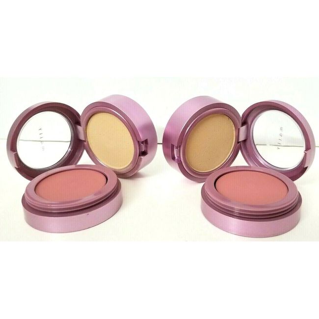 2 pk Mally Ultimate Performance Inner Glow Blush 0.25 oz ea FAIR duo unbox