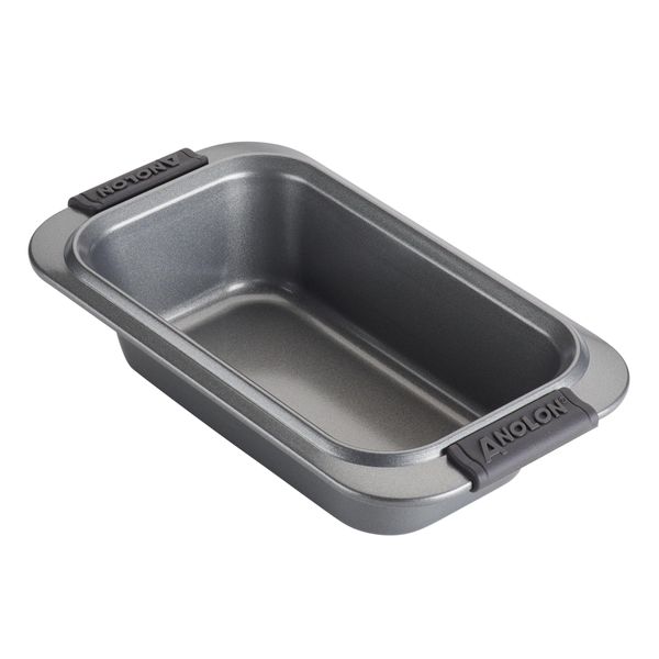 Anolon - 54709 Anolon Advanced Nonstick Bakeware/Baking/Loaf Pan with Grips, 9 Inch x 5 Inch, Gray