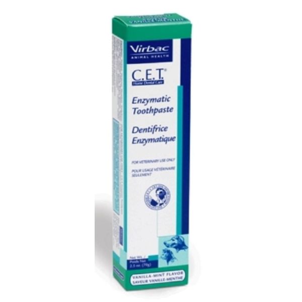 CET Enzymatic Toothpaste, Vanilla Mint Flavor, 2.5 oz GREEN