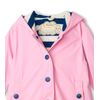 Hatley Girls Button-Up Rain Jacket, Classic Pink, 4T