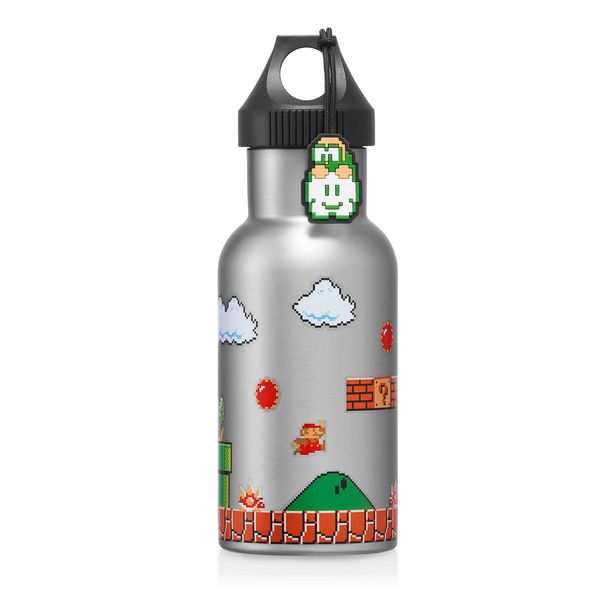 Nintendo Sales Super Mario Travel Stainless Steel Bottle (Ground Course) NSL-0094