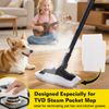 TVD Microfiber Mop Cloths, Compatible SW608 Steam Cleaner, 2 Pieces