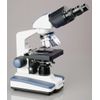 AmScope 40X-2500X Lab Binocular Compound Microscope 3D Stage, slides, clean kit